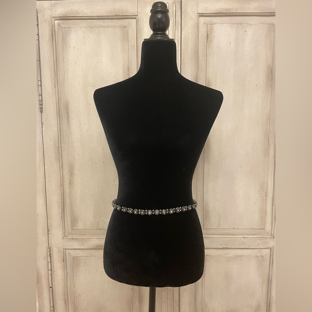 White House Black Market Smoky Jeweled Belt